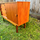 Vintage Domino Mobler Compact Teak Credenza