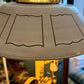 Vintage Regency Style Painted Standing Lamp