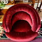 The Ripe Cherry Swivel Armchair