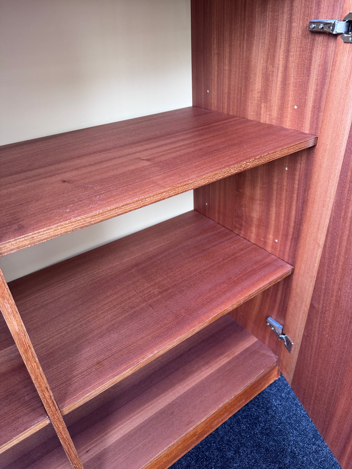 Vintage Teak Cabinet Armoire