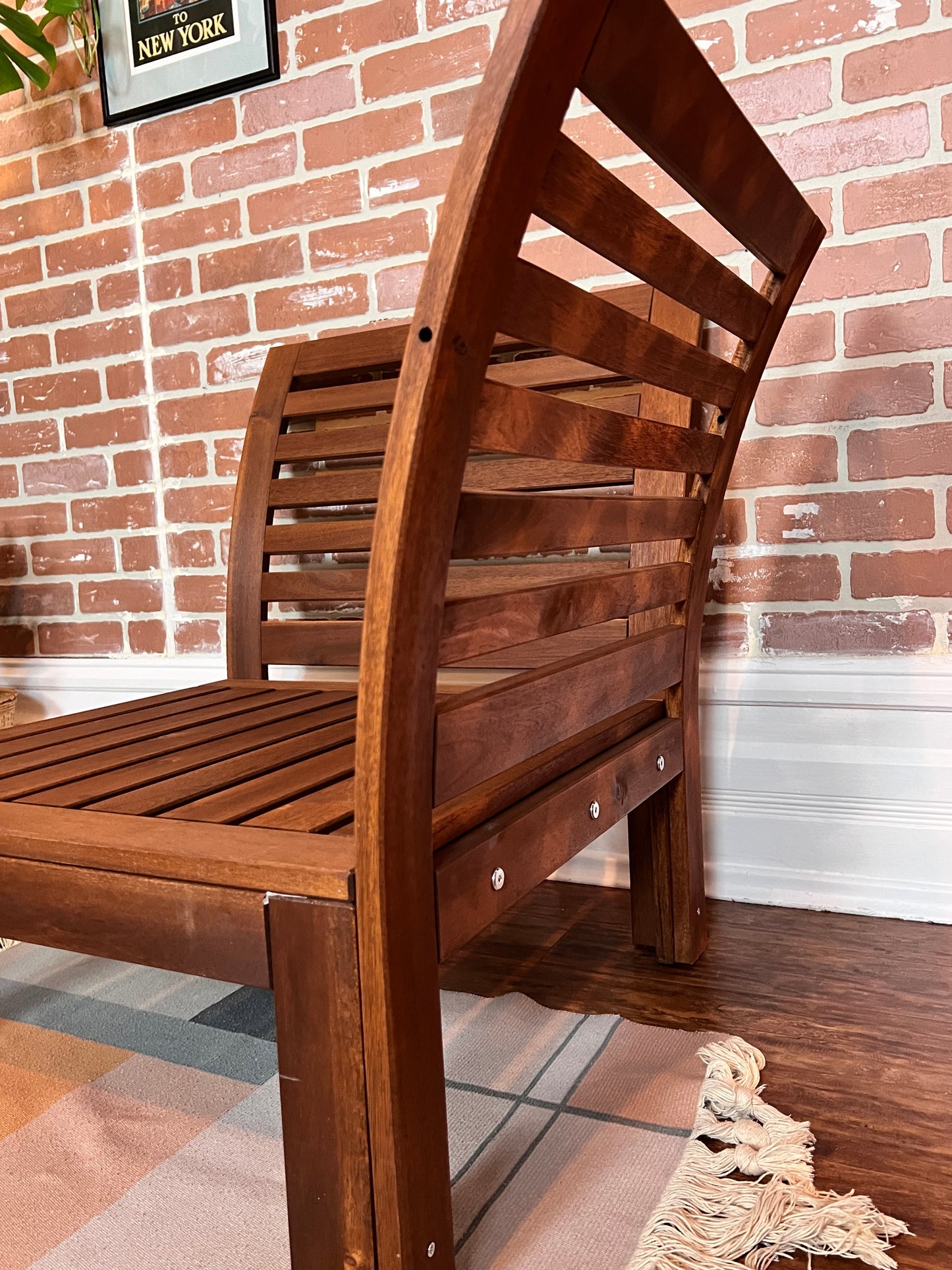 Teak Corner Chair