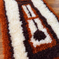 Vintage MCM Latch Hook Rug