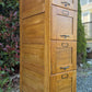 Antique 1900s Quarter Sawn Oak Filing Cabinet