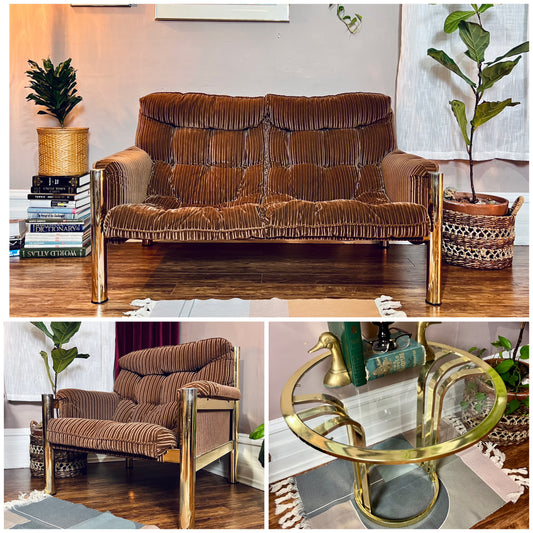 The Leroy Sofa, Armchair & Coffee Table Set