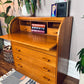 The Maja Teak Roll Top Desk