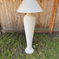 1980s Michael Taylor Style Ribbed Plaster Floor Lamp
