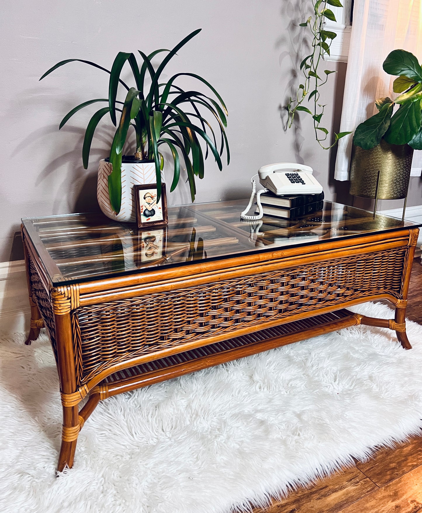 The Ravishing Rattan Coffee Table