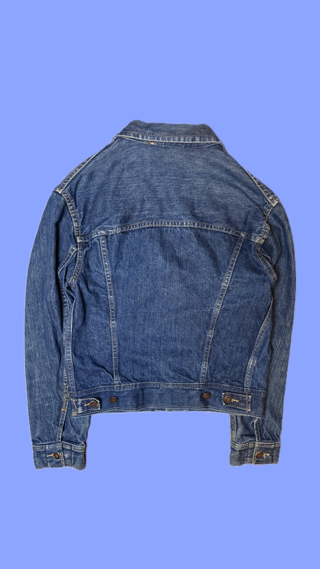 Vintage 70s Cropped Tee Kays Denim Jacket