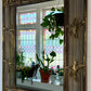 Vintage Gold Tone Safari Style Mirror
