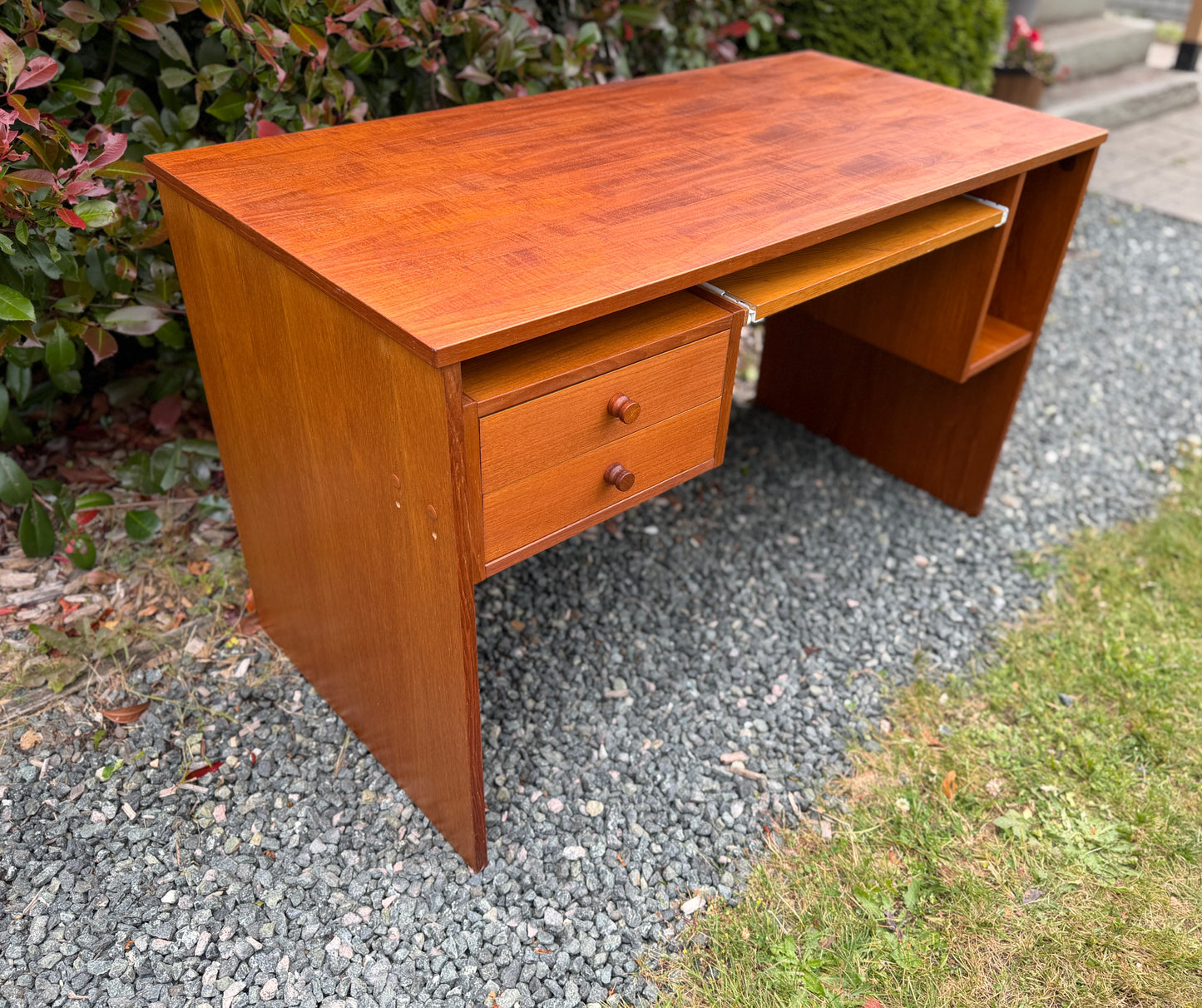 Vintage 70s Teak Office Desk