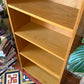 Vintage Red Oak Adjustable Bookshelf