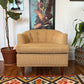Vintage MCM Tufted Barrel Armchair