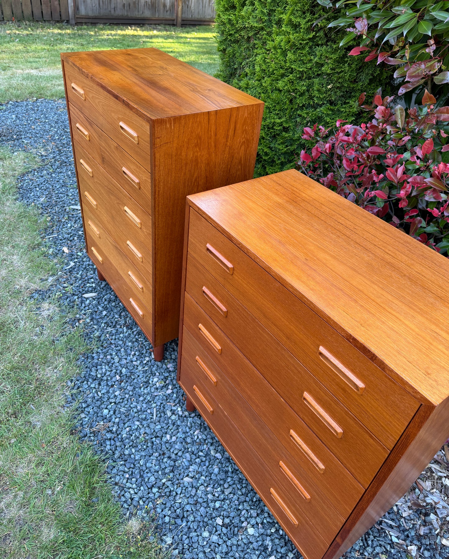 Vintage Teak Dresser Set