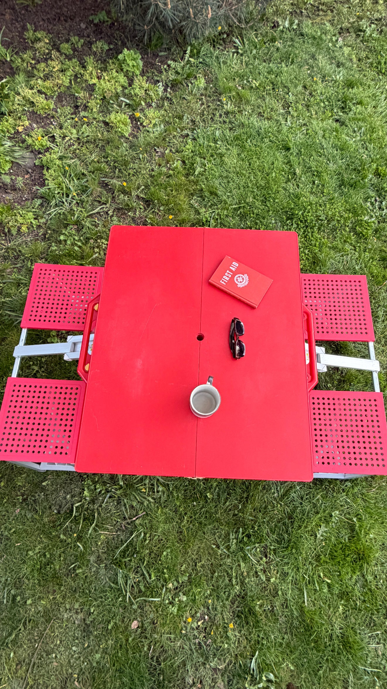 Vintage Portable Folding Picnic Table