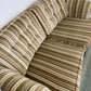 Vintage 60s Striped Loveseat Sofa