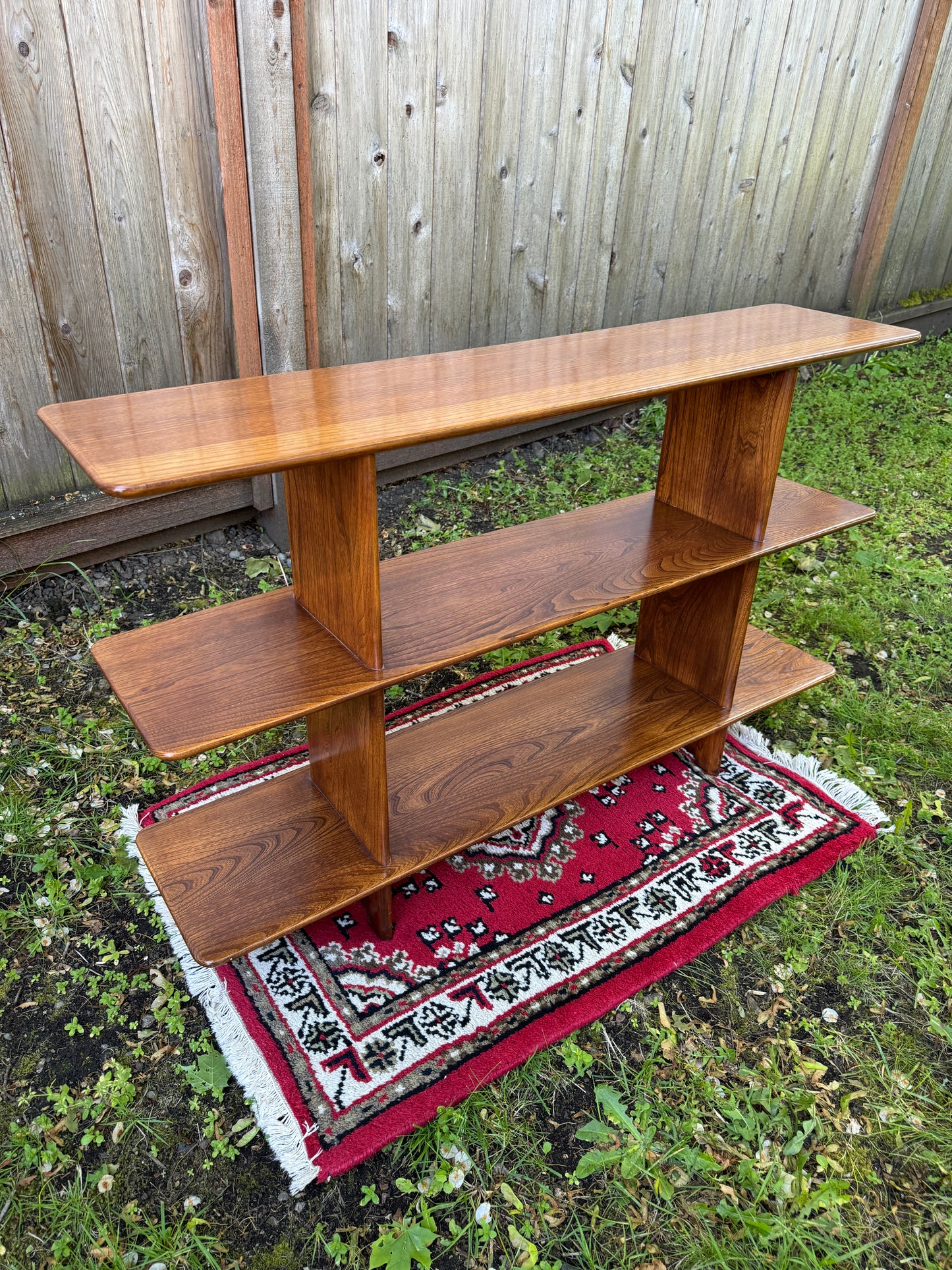 Stunning MCM Solid Elm Shelf