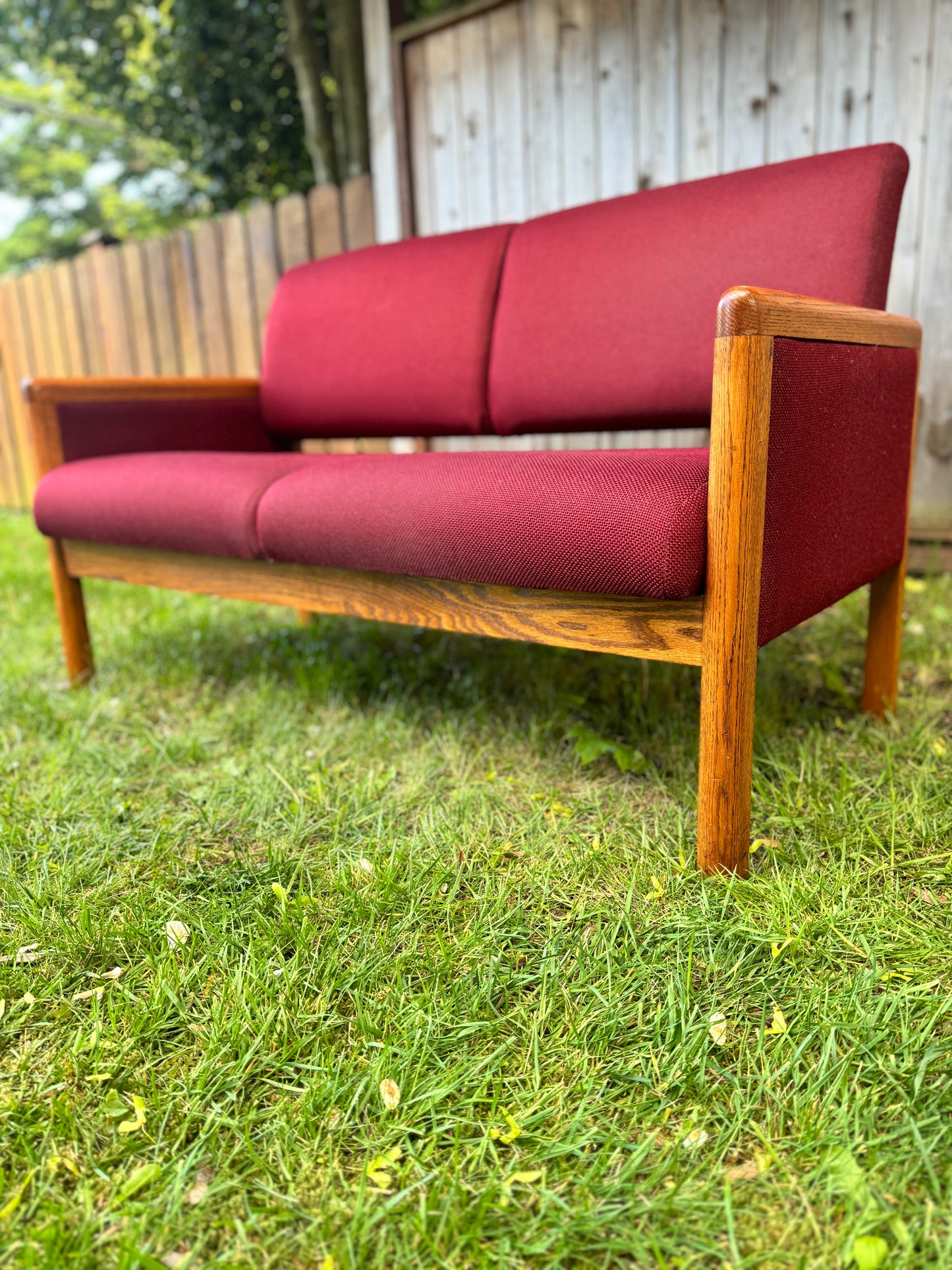 The Maroon MCM Loveseat