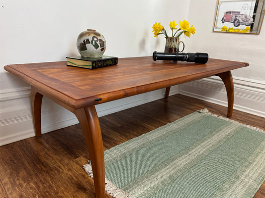 Vintage Solid Wood MCM Coffee Table