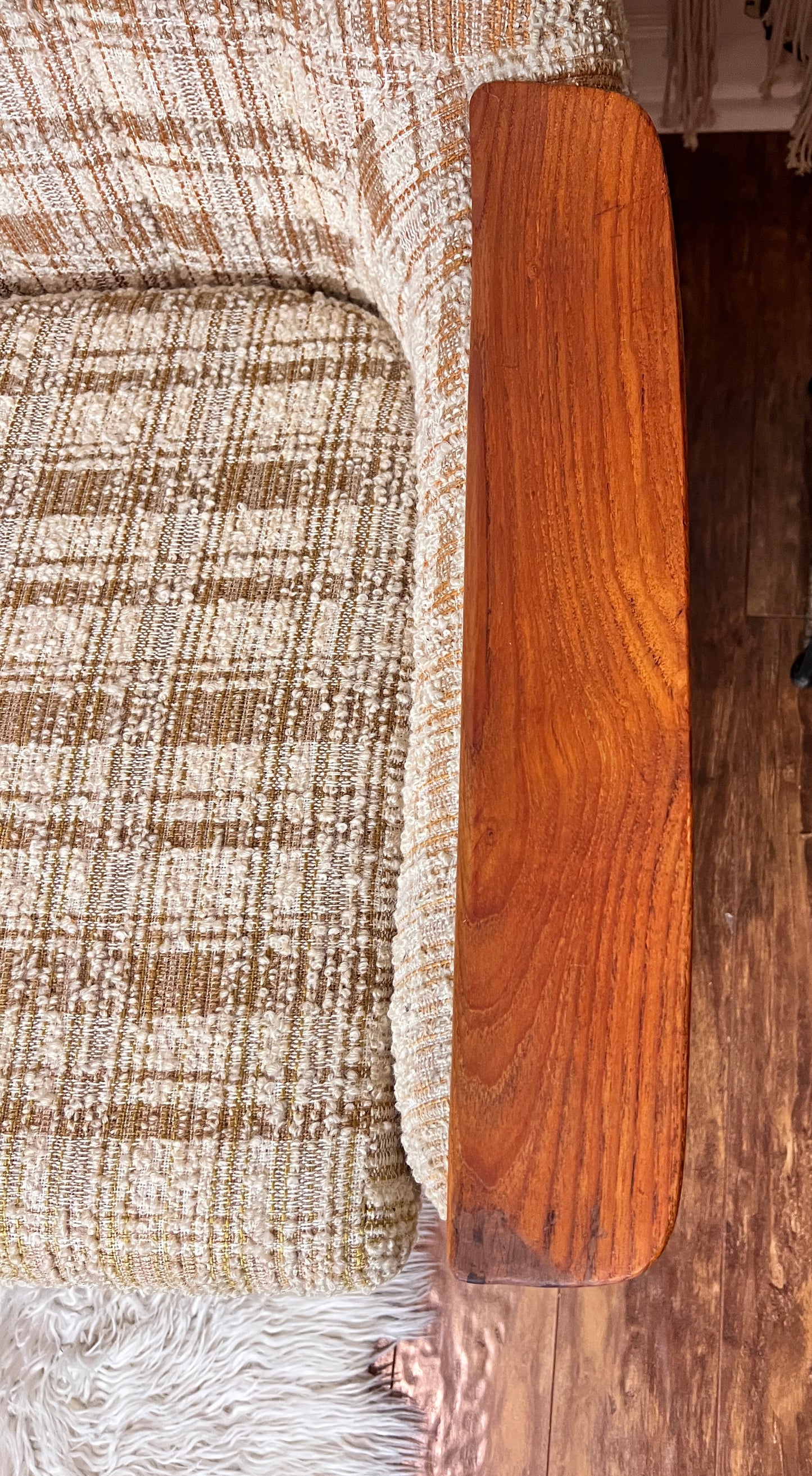 The Calico Teak Sofa