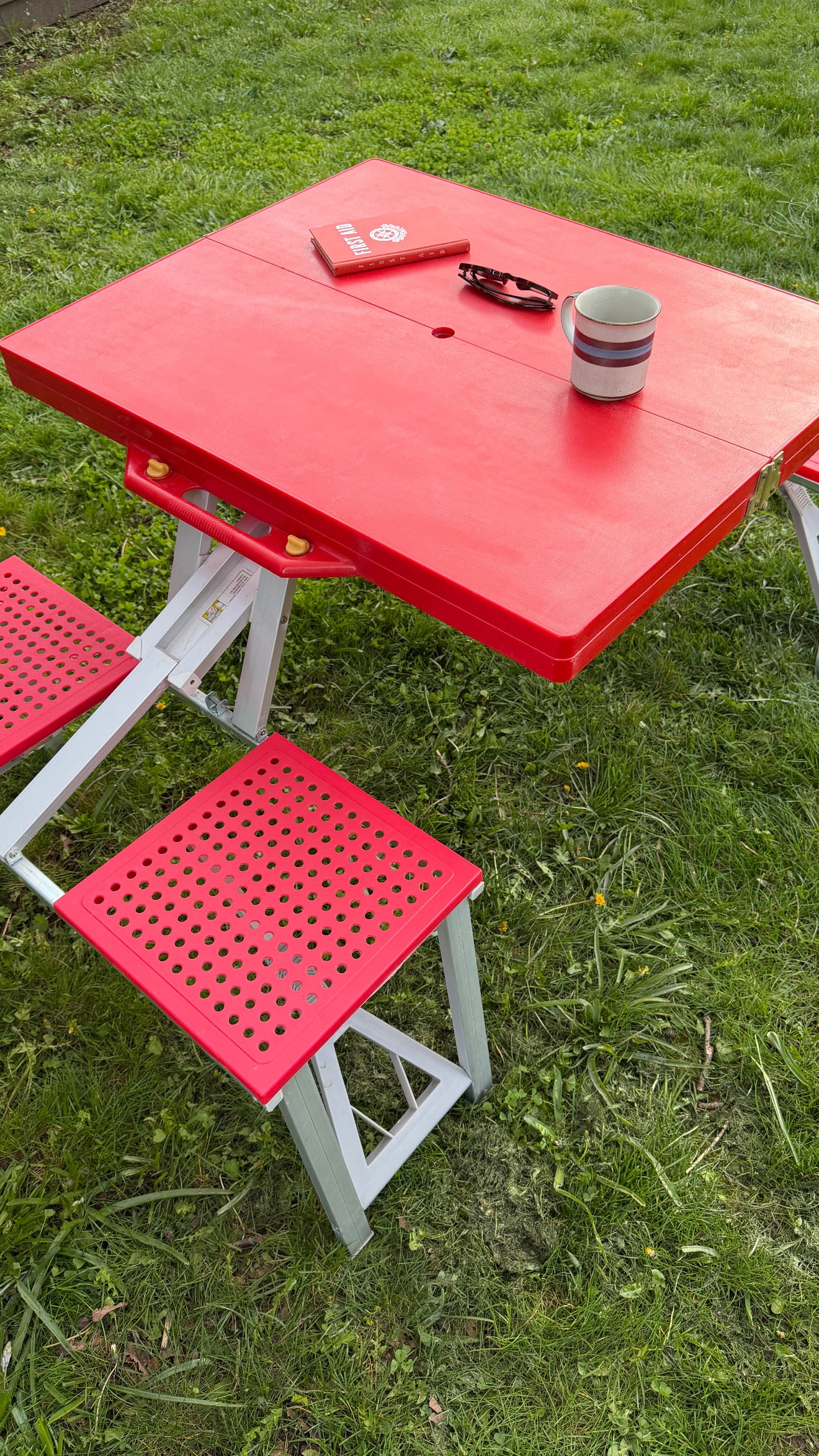 Vintage Portable Folding Picnic Table