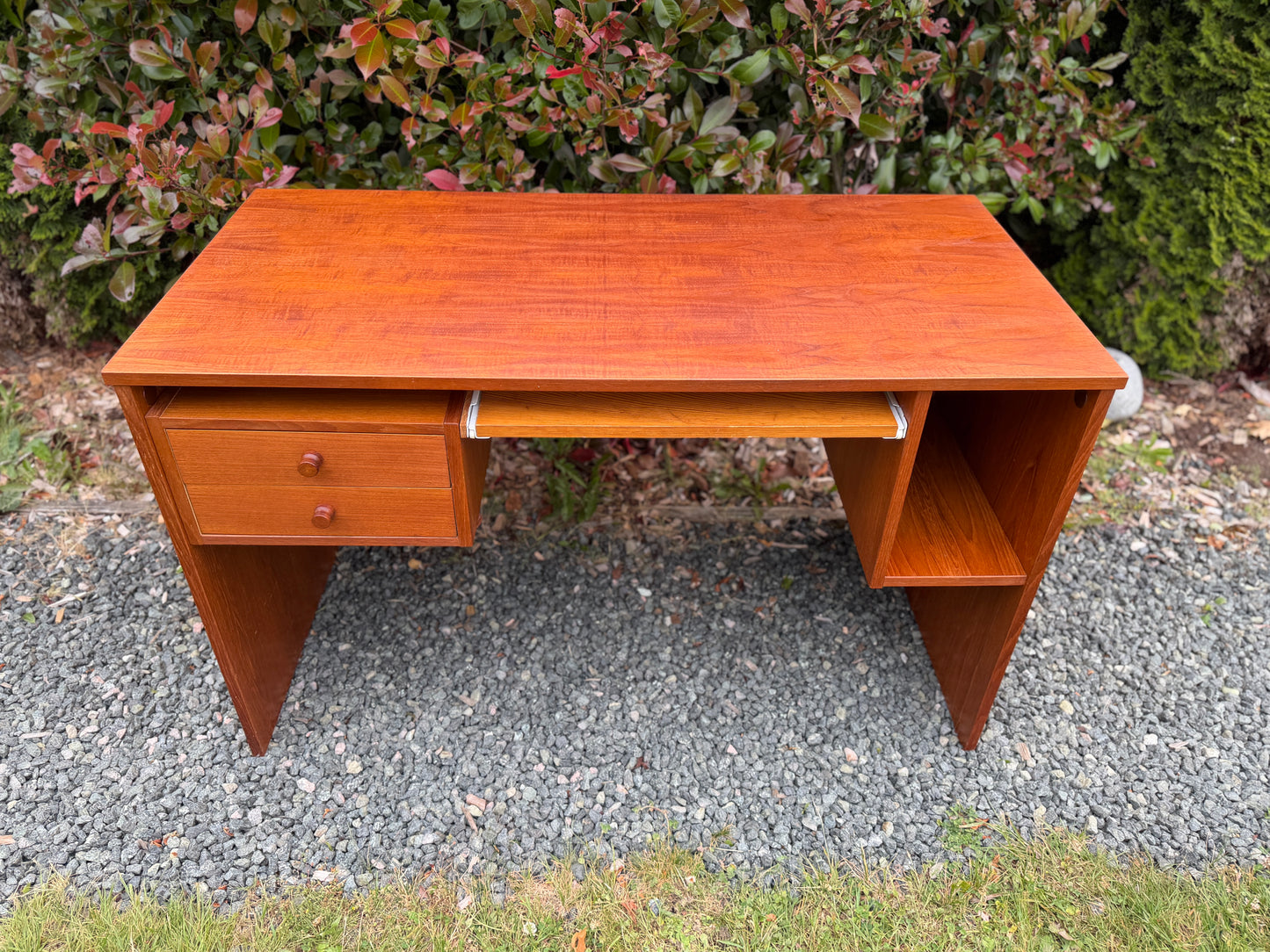 Vintage 70s Teak Office Desk