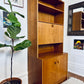 Vintage Teak Bar Cabinet w/ Shelves
