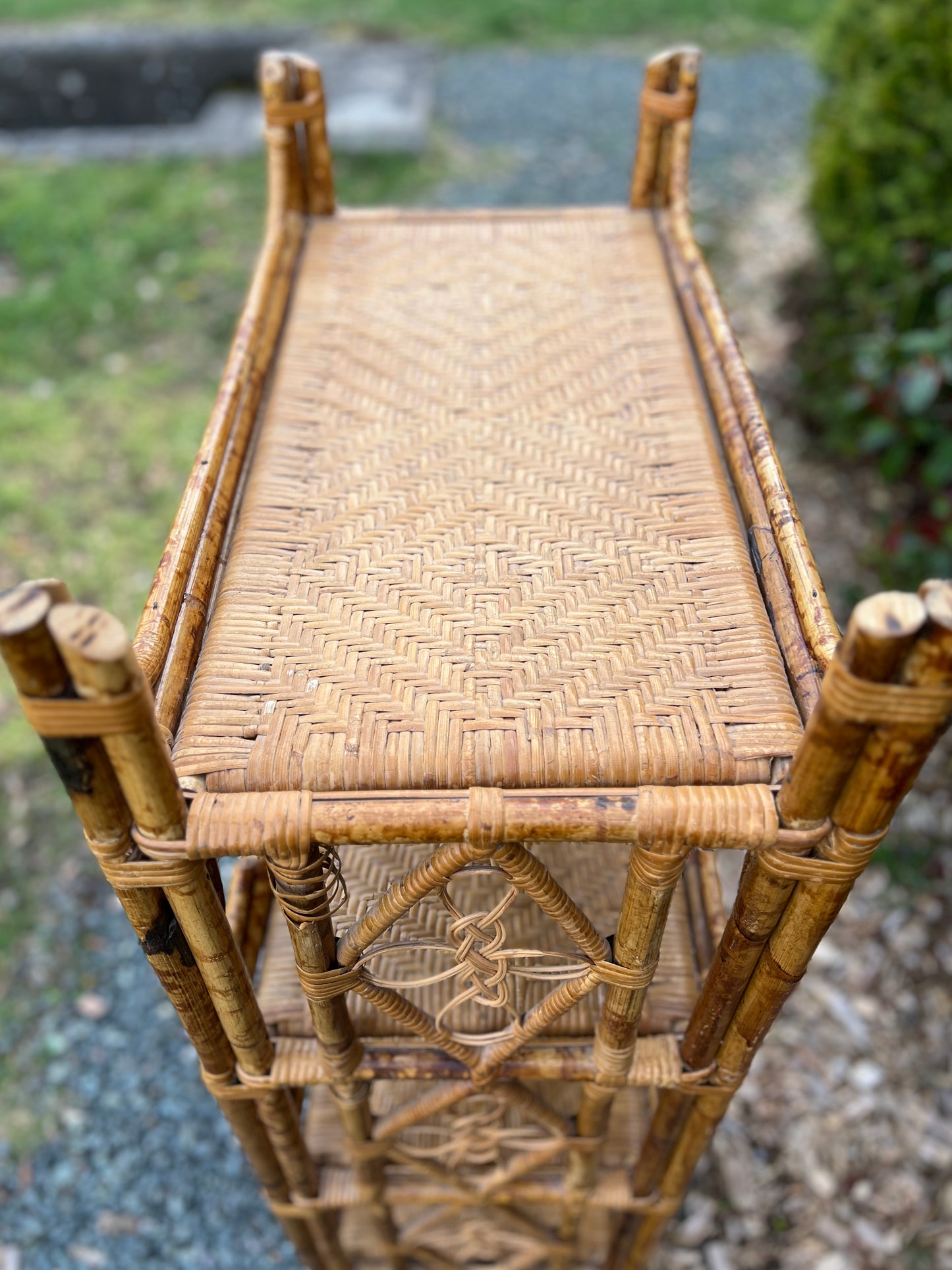 The Rattan Wicker Shelf