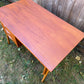 Vintage 4 Drawer Teak Desk