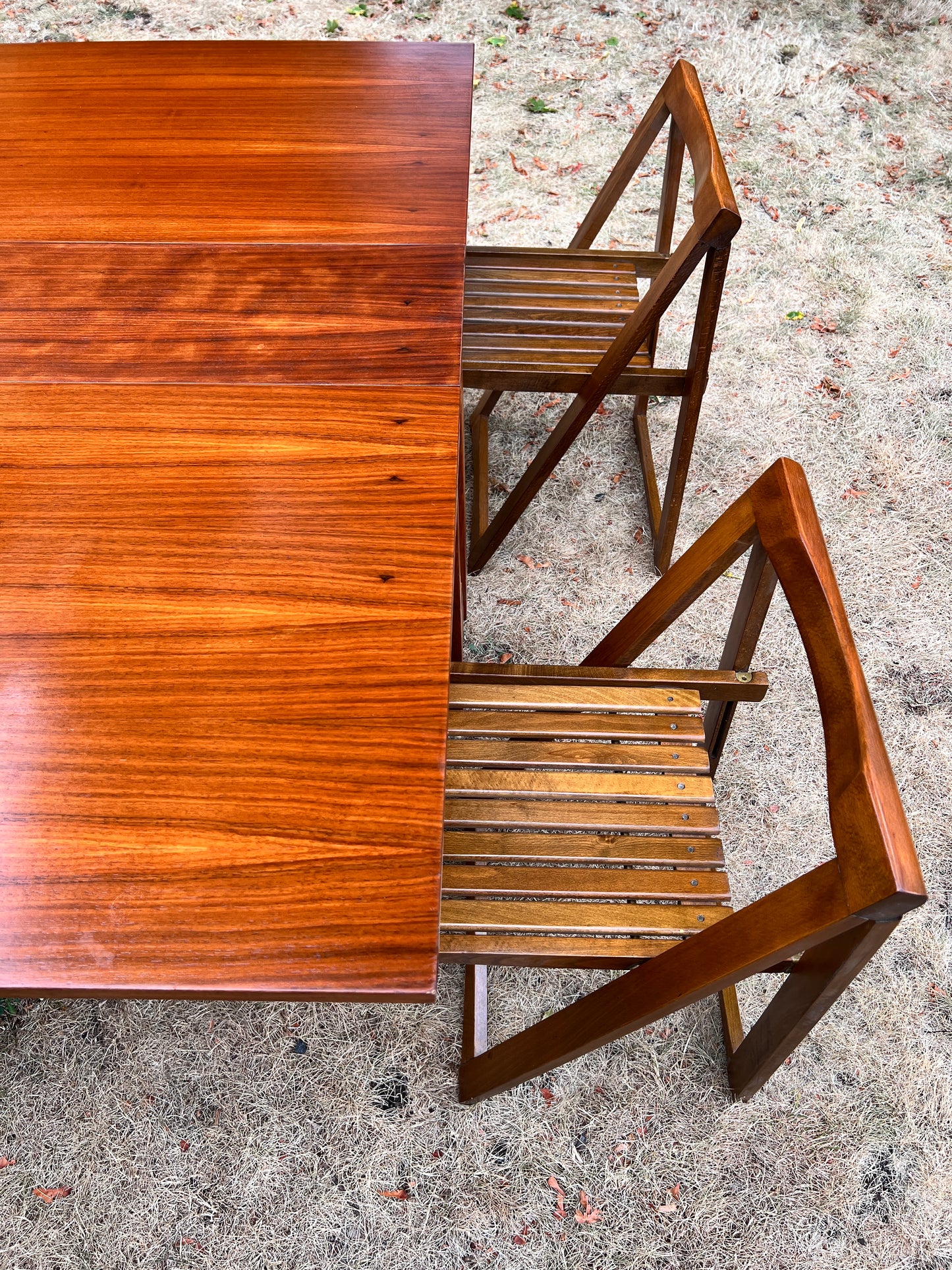 Mid-Century Modern Drop Leaf Table and Chairs