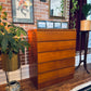 Teak Tallboy Dresser