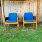 Vintage 60s Oak Armchairs
