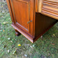 Vintage Walnut Wood Large Executive Office Desk