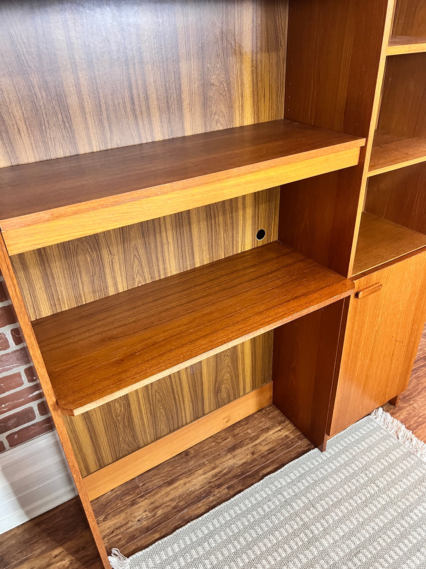 The Amberson Teak Wall Unit