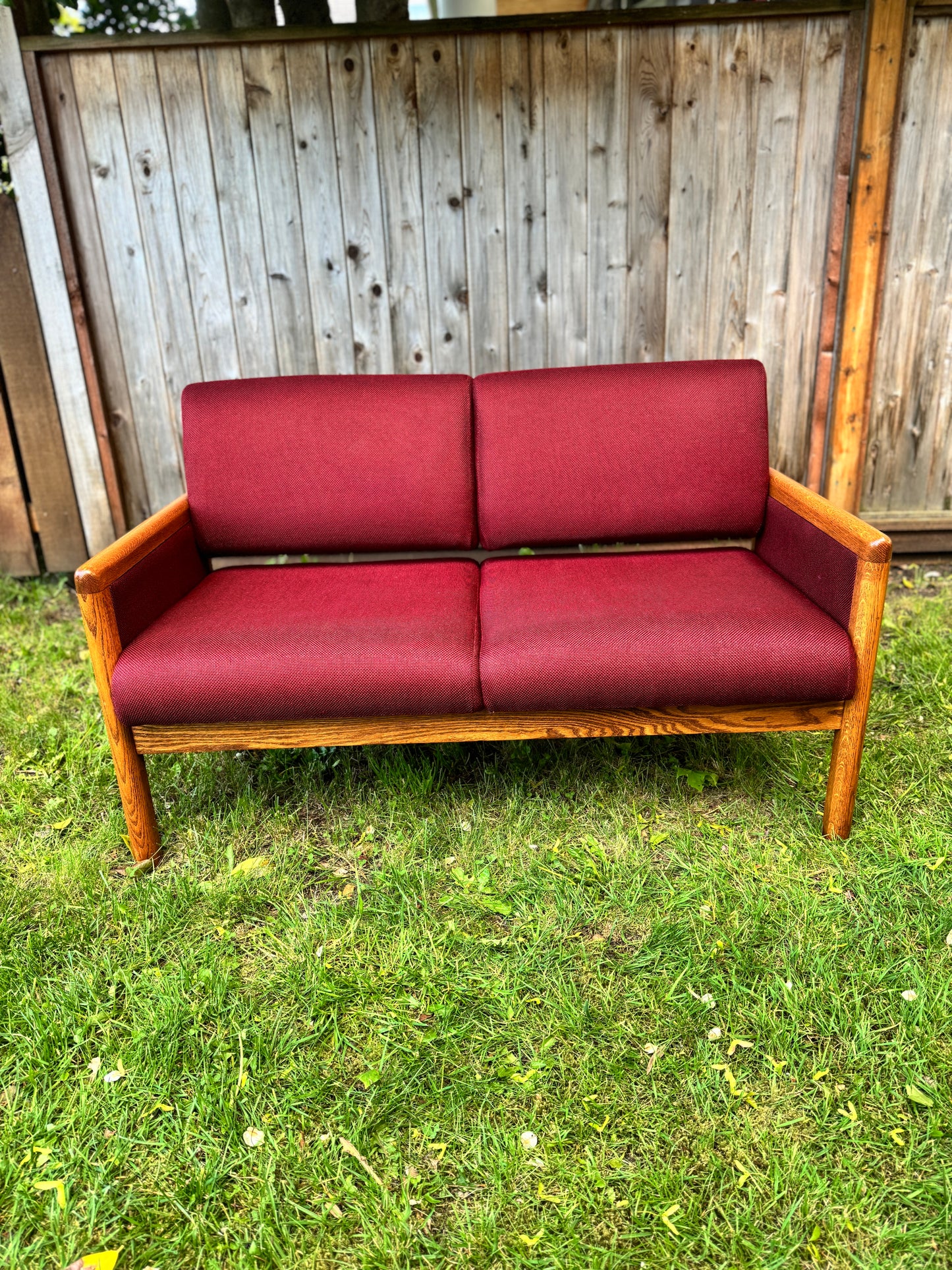 The Maroon MCM Loveseat