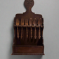 Vintage Solid Wood Cutlery Rack