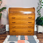 The Maja Teak Roll Top Desk