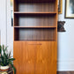 Vintage Danish Teak Bookshelf & Cabinet