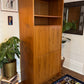 Vintage Danish Teak 4 Door Cabinet & Bookshelf