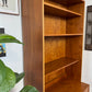 Vintage Teak Bookshelf w/ 4 Drawers