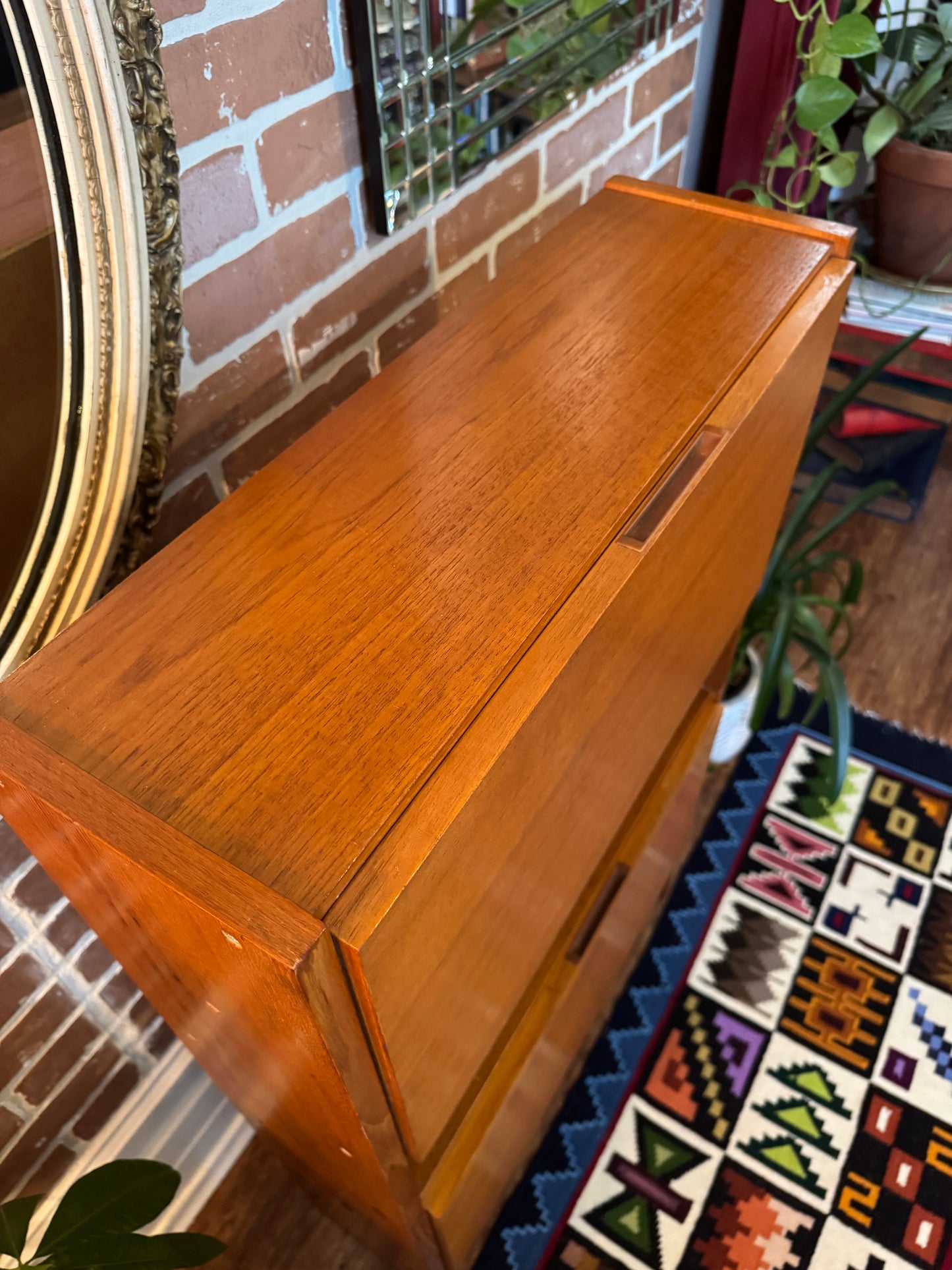 Vintage Modular Teak Stacking Cabinets