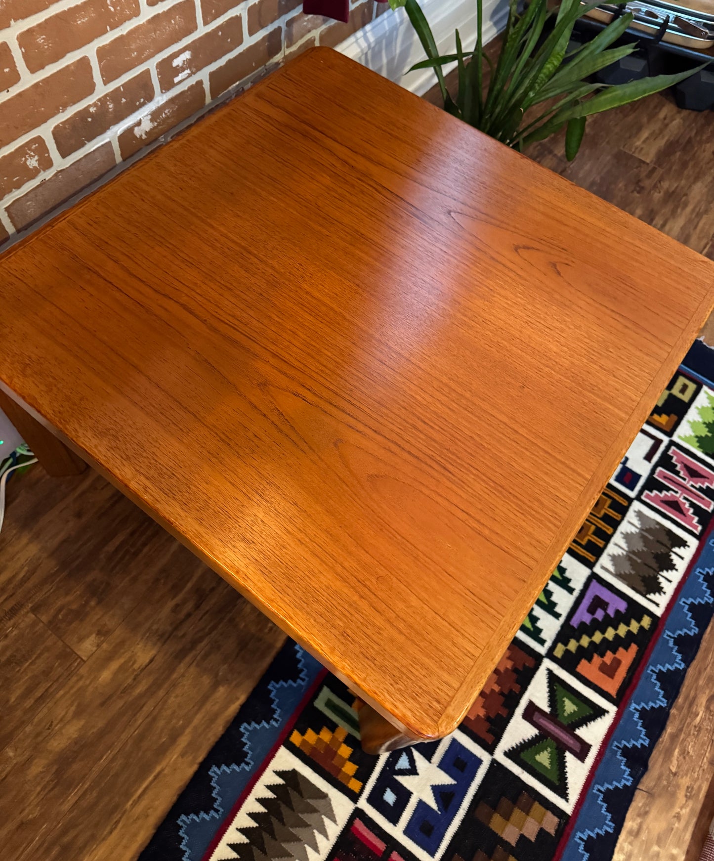 Vintage Square MCM Teak Coffee Table