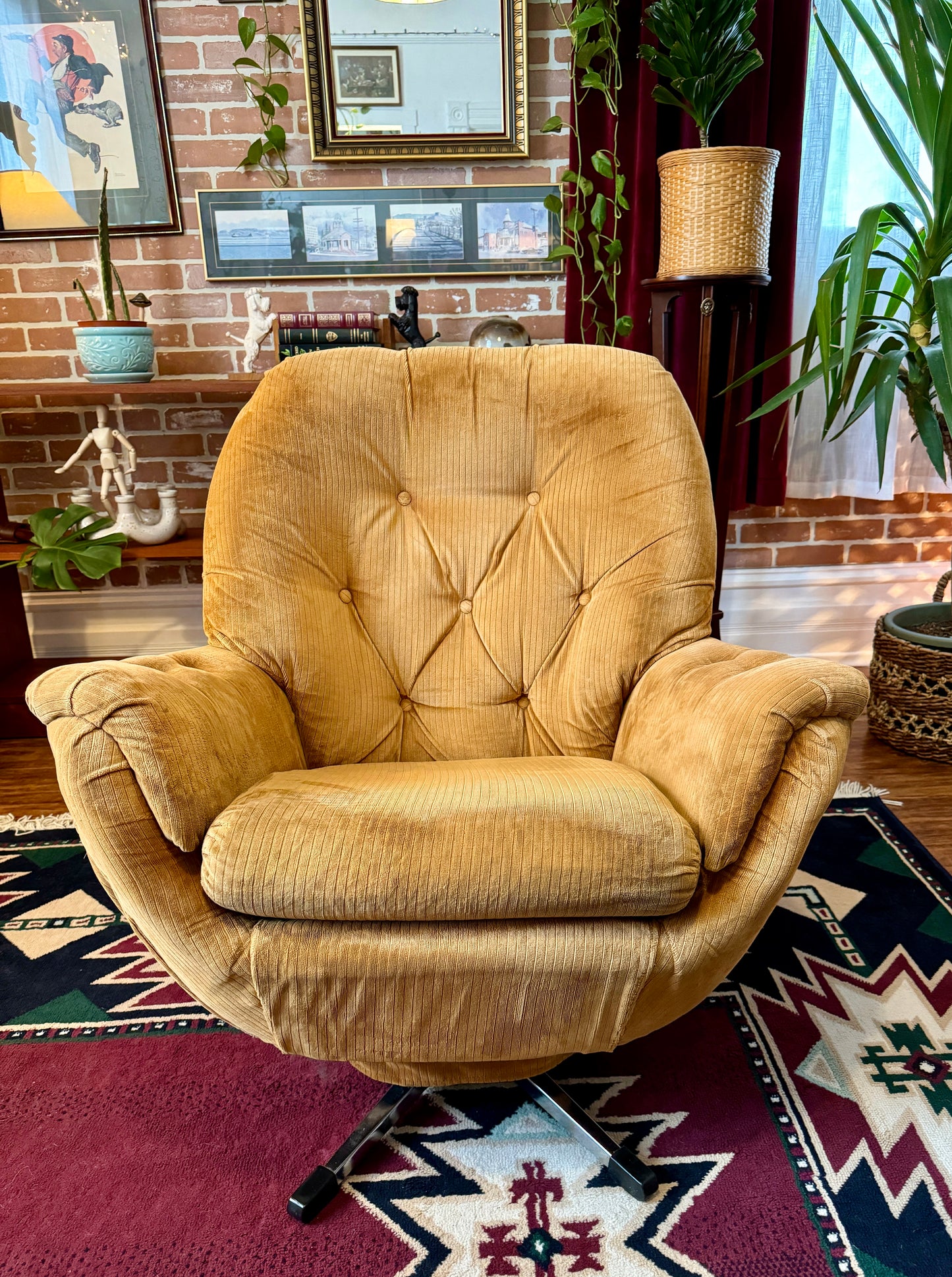 The Caramel Egg Chair
