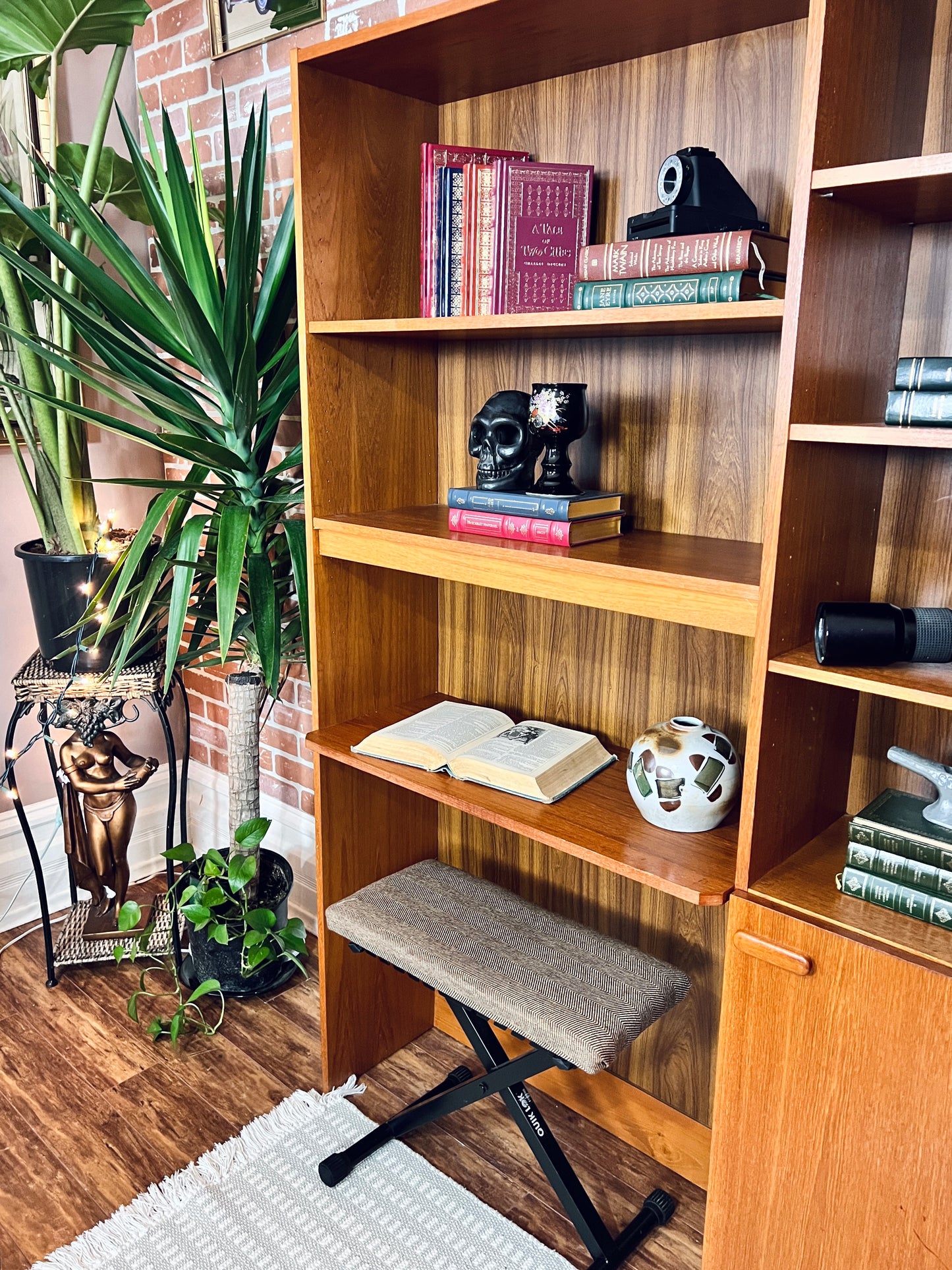 The Amberson Teak Wall Unit