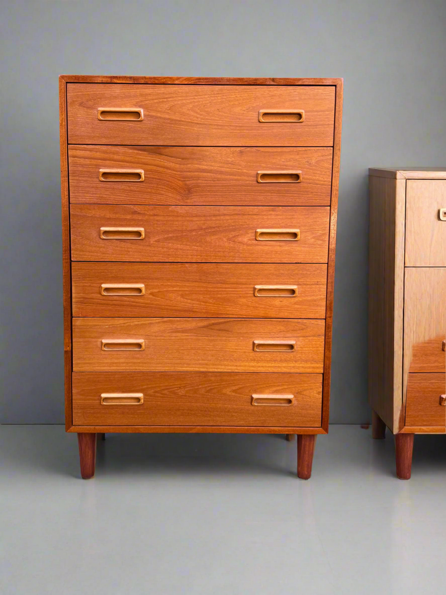Vintage Teak Dresser Set