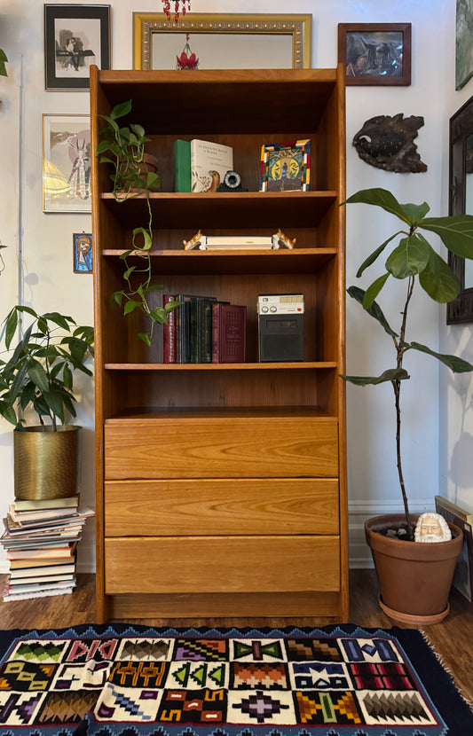 Vintage Danish Teak Bookshelf