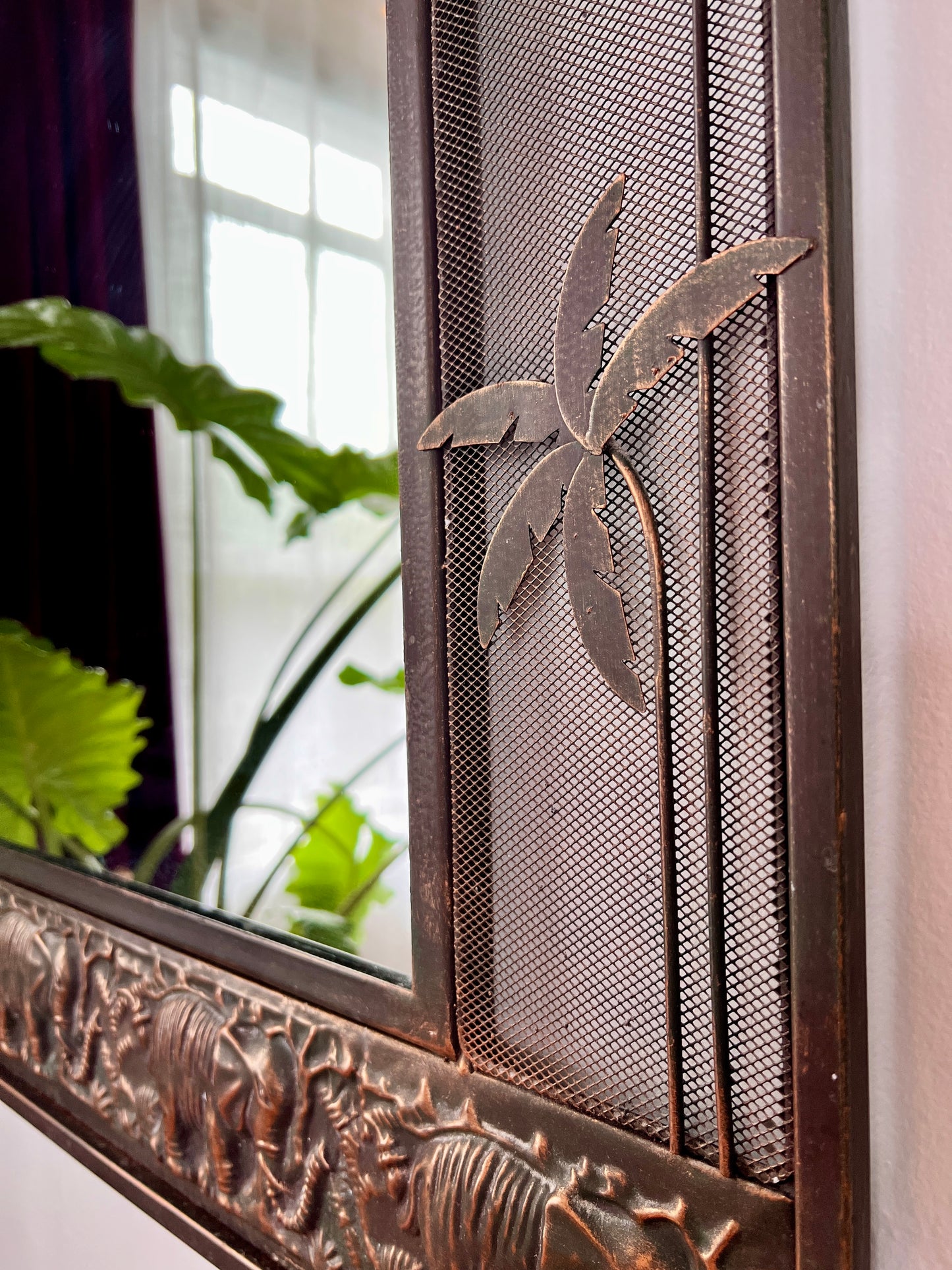 The Vintage Tropical Safari Mirror
