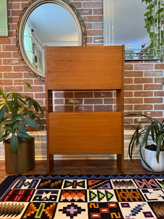 Vintage Modular Teak Stacking Cabinets