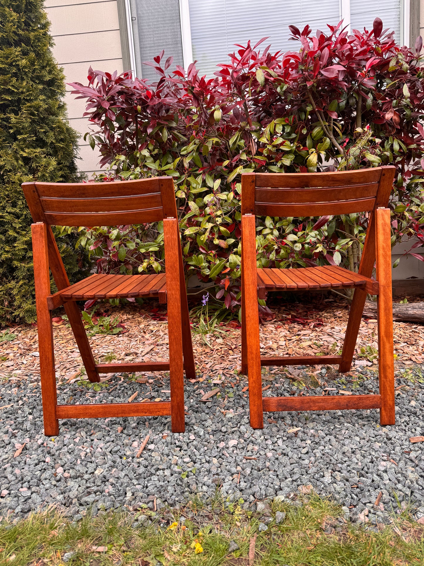 The Take A Break Teak Chairs