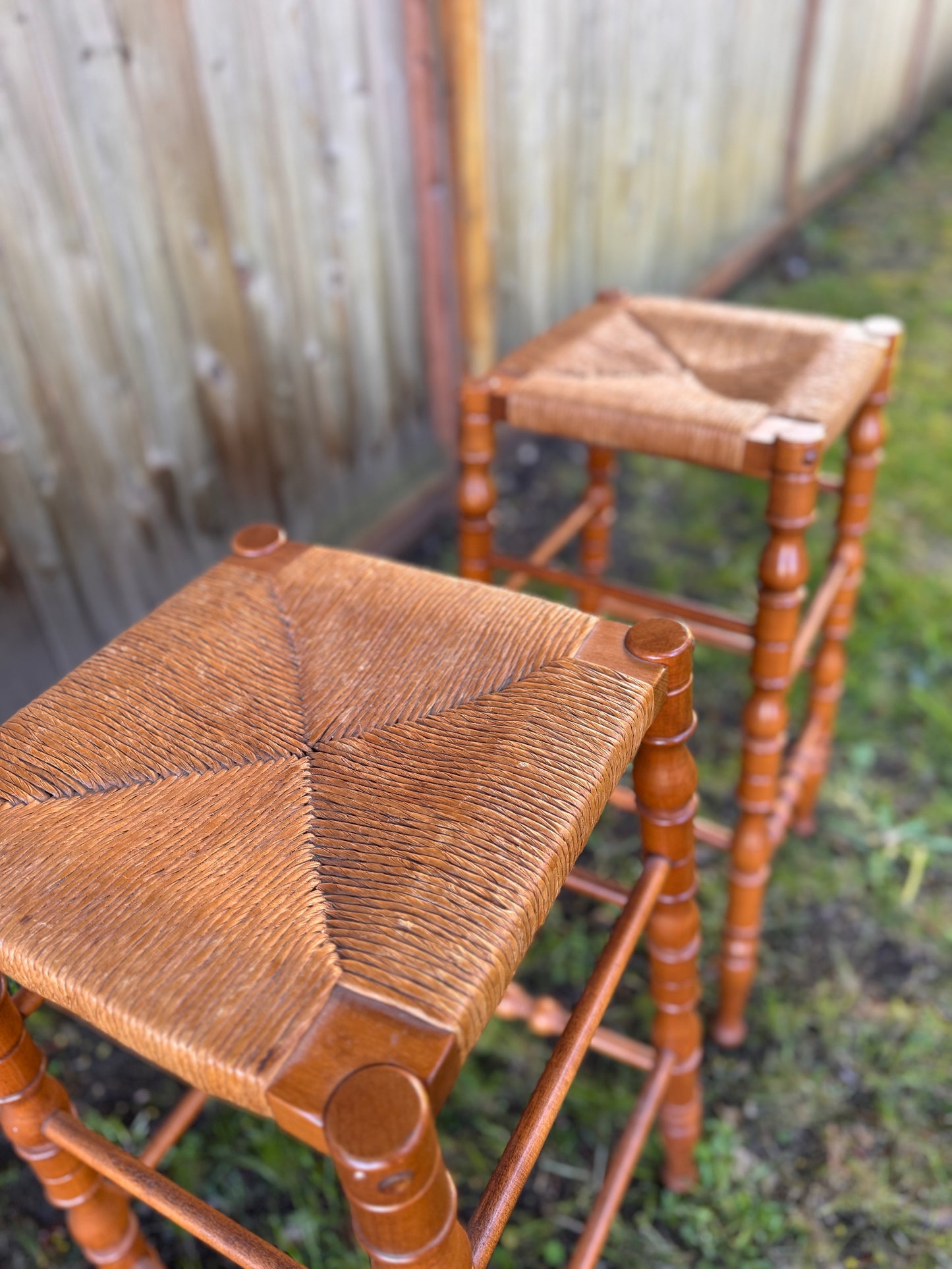 The Vintage Pretzel Bar Stools