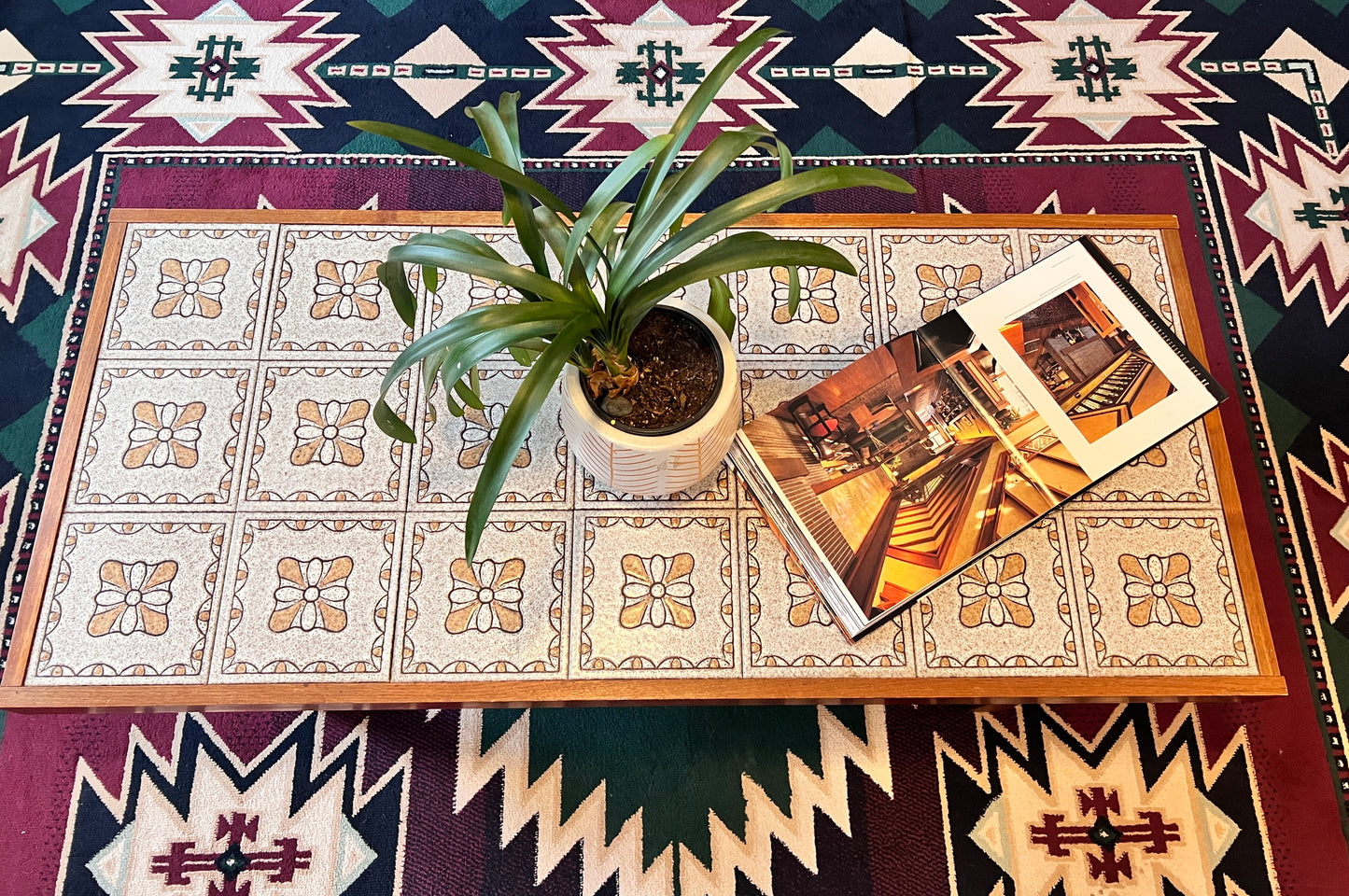 The Tiled Teak Coffee Table